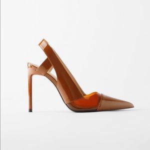 Brand new Zara heels brown
